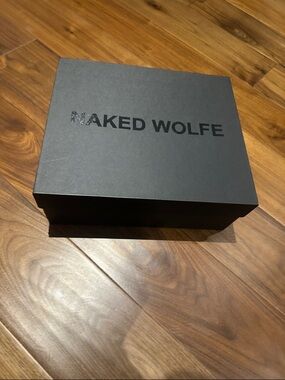 Naked Wolfe Black Shoe Box with Gloss Logo